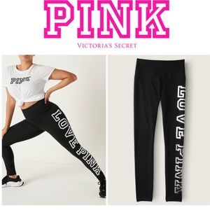 Black Love Pink Victoria’s Secret Leggings